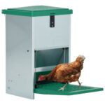 Pluimveevoerbak automatisch met pedaal 8 kg