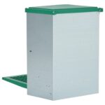 Pluimveevoerbak automatisch met pedaal 12 kg - Afbeelding 4