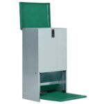 Pluimveevoerbak automatisch met pedaal 20 kg - Afbeelding 5