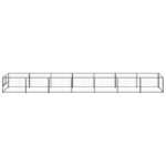 Hondenkennel 7 m² staal zwart