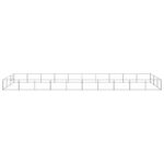 Hondenkennel 30 m² staal zilverkleurig