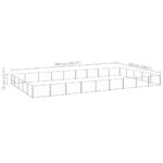 Hondenkennel 45 m² staal zilverkleurig - Image 5