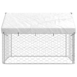 Hondenkennel voor buiten met dak 200x200x150 cm – Image 5