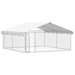 Hondenkennel met dak 300x300x150 cm – Image 4