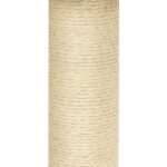 Kattenmeubel met sisal krabpalen 155 cm crèmekleurig – Image 7