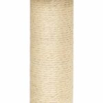 Kattenmeubel met sisal krabpalen 155 cm lichtgrijs – Image 7