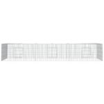 Konijnenkooi met 3 panelen 325x109x54 cm gegalvaniseerd ijzer – Image 2