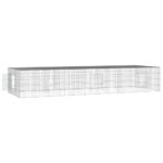 Konijnenkooi met 3 panelen 325x109x54 cm gegalvaniseerd ijzer – Image 3