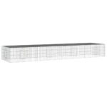 Konijnenkooi met 4 panelen 433x109x54 cm gegalvaniseerd ijzer