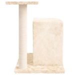 Kattenmeubel met sisal krabpaal 51 cm crèmekleurig - Image 3