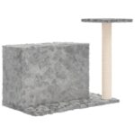 Kattenmeubel met sisal krabpale 51 cm lichtgrijs – Image 4