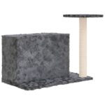 Kattenmeubel met sisal krabpale 51 cm donkergrijs – Image 4