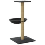 Kattenmeubel met sisal krabpaal 74 cm donkergrijs - Afbeelding 5