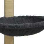 Kattenmeubel met sisal krabpaal 74 cm donkergrijs - Afbeelding 7