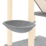 Kattenmeubel vloer tot plafond 277-303 cm lichtgrijs - Afbeelding 7