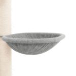Kattenmeubel vloer tot plafond 258,5-284,5 cm lichtgrijs - Afbeelding 7