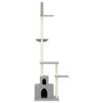 Kattenmeubel vloer tot plafond 250,5-276,5 cm lichtgrijs - Image 2