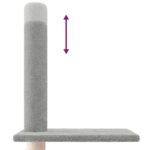 Kattenmeubel vloer tot plafond 250,5-276,5 cm lichtgrijs - Image 6