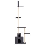 Kattenmeubel vloer tot plafond 250,5-276,5 cm donkergrijs - Image 2