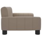 Hondenmand 70x45x30 cm kunstleer cappuccinokleurig – Image 3