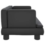 Hondenmand 60x40x30 cm kunstleer zwart - Afbeelding 3