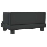 Hondenmand 60x40x30 cm kunstleer zwart - Afbeelding 4