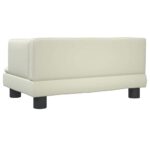Hondenmand 60x40x30 cm kunstleer crèmekleurig – Image 4