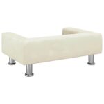 Hondenmand 70x45x26,5 cm fluweel crèmekleurig - Afbeelding 4