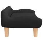 Hondenmand 70x40x24 cm stof zwart - Afbeelding 3