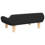 Hondenmand 70x40x24 cm stof zwart - Afbeelding 4
