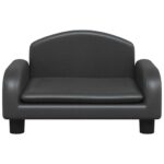 Hondenmand 50x40x30 cm kunstleer zwart – Image 2