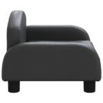 Hondenmand 50x40x30 cm kunstleer zwart – Image 3