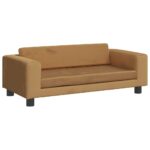 Hondenmand met verlengstuk 100x50x30 cm fluweel bruin – Image 6