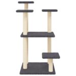Krabpalen met platforms 98,5 cm donkergrijs – Image 3