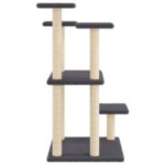 Krabpalen met platforms 98,5 cm donkergrijs – Image 4