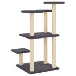 Krabpalen met platforms 98,5 cm donkergrijs – Image 5