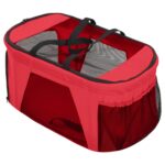 Hondenwagen 2-laags inklapbaar 83x48x97 cm oxford stof rood - Image 8