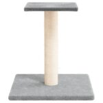 Krabpaal met platform 38 cm lichtgrijs - Afbeelding 2