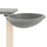 Kattenmeubel met krabpalen 82 cm lichtgrijs - Afbeelding 6