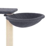 Kattenmeubel met krabpalen 82 cm donkergrijs - Image 6