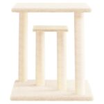 Krabpaal met platforms 50 cm crèmekleurig - Afbeelding 2
