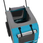 Fietskar voor huisdieren Blauw en grijs 124.5 x 63.5 x 53 cm – Image 5
