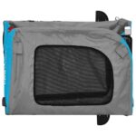 Fietskar voor huisdieren Blauw en grijs 124.5 x 63.5 x 53 cm – Image 6