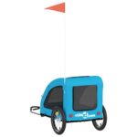 Hondenfietstrailer oxford stof en ijzer blauw - Afbeelding 7
