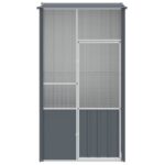 Vogelkooi 115x78x200 cm gegalvaniseerd staal antracietkleur - Image 2