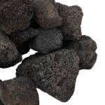 Lavastenen 10 kg 5-8 cm zwart - Afbeelding 4