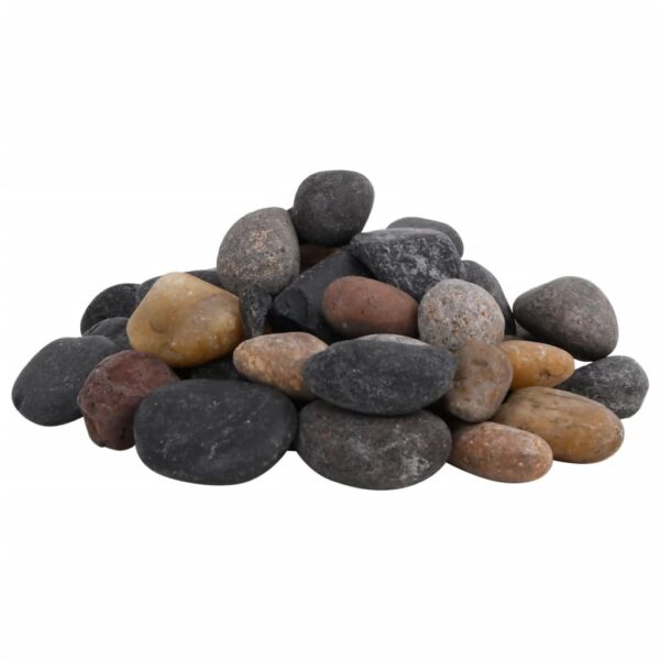 Kiezelstenen gepolijst 5-8 cm 10 kg meerkleurig
