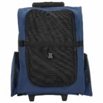 Huisdierentrolley 3-in-1 48x32x(57-106) cm oxford stof blauw – Image 2
