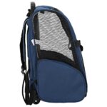 Huisdierentrolley 3-in-1 48x32x(57-106) cm oxford stof blauw – Image 3