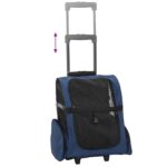 Huisdierentrolley 3-in-1 48x32x(57-106) cm oxford stof blauw – Image 6